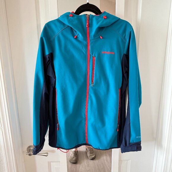 Mens Patagonia Adze Hybrid Hoody Size Medium Color Blue - Picture 1 of 5